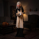 DREAMADE 5.2 FT Halloween Animated Hunchback Old Lady