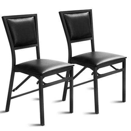Metal Folding Chair Dining Chairs Home Restaurant Furniture - Dreamade