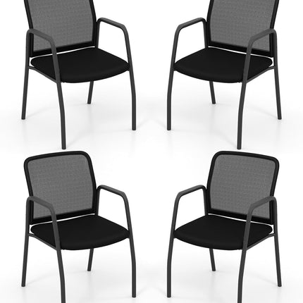 Dreamade Office Guest Chair, Waiting Room Chairs with Mesh Back