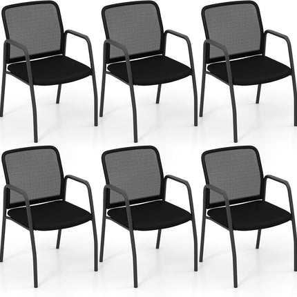 Dreamade Office Guest Chair, Waiting Room Chairs with Mesh Back