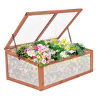 Garden Portable Wooden Green House Cold Frame (39.3