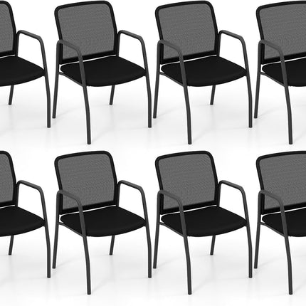 Dreamade Office Guest Chair, Waiting Room Chairs with Mesh Back