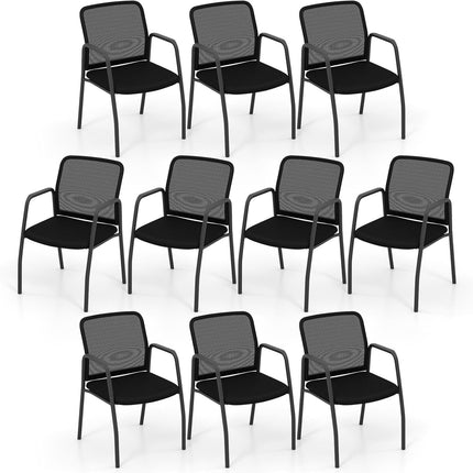 Dreamade Office Guest Chair, Waiting Room Chairs with Mesh Back