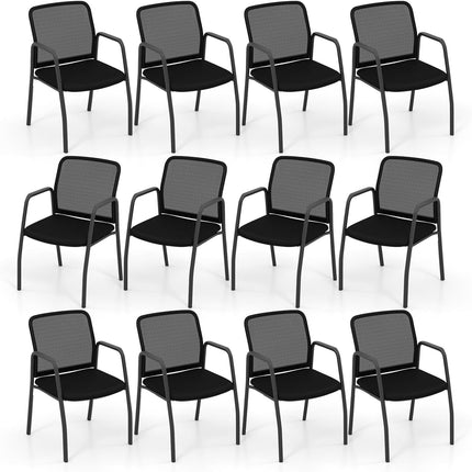 Dreamade Office Guest Chair, Waiting Room Chairs with Mesh Back