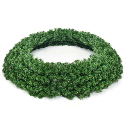 48" Pre-lit Cordless Artificial Christmas Wreath - DreamadeUS