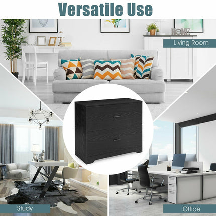 Dreamade 2-Drawer Lateral File Cabinet Printer Stand