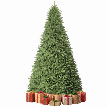 DREAMADE Christmas Tree | Artificial Christmas Tree Hinged Branches and Folding Metal Stand for Home