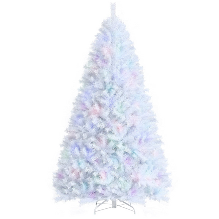 Dreamade Artificial Christmas Tree, Hinged Unlit Full Xmas Pine Tree, Quick Set-Up, for Indoor Home Office Holiday Decoration - DreamadeUS