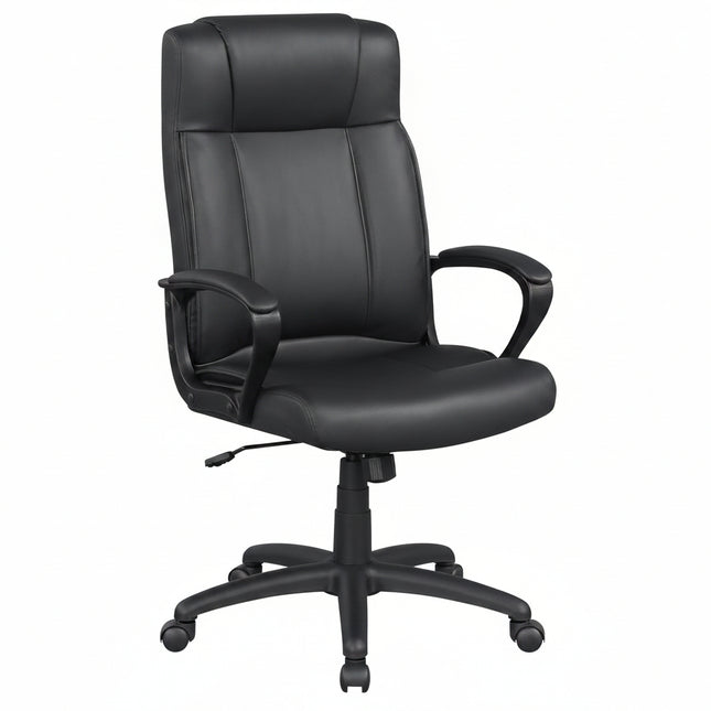 Dreamade Faux Leather Office Chair Computer Desk Chair with Rocking Function