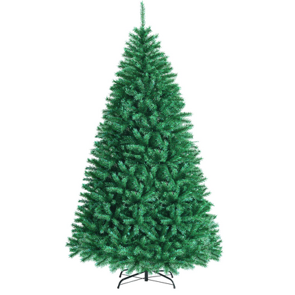 Dreamade Artificial Christmas Tree, Hinged Unlit Full Xmas Pine Tree, Quick Set-Up, for Indoor Home Office Holiday Decoration - DreamadeUS