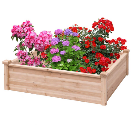 Dreamade Raised Garden Bed, 40''Lx40''Wx12''H