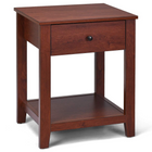 Dreamade Contemporary Accent Espresso Furniture End Table (1)