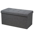 Storage Ottoman Footrest 31.5 Inch Fold-able Toy Organizers