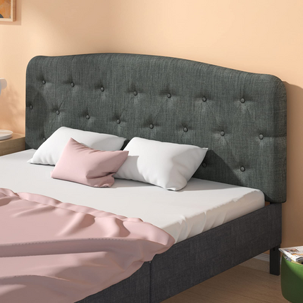 Dreamade Upholstered Headboard, Button Tufted Headboard