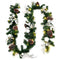 9FT Pre-lit Christmas Garland, with 50 LED Lights - DreamadeUS