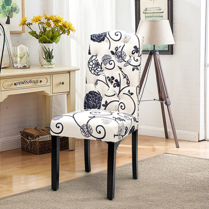 Dreamade Parsons Chairs, Uphostered Kitchen Dining Chairs w/Wood Legs