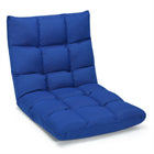 Adjustable Floor Gaming Sofa Chair 14-Position Cushioned Folding - Dreamadeus