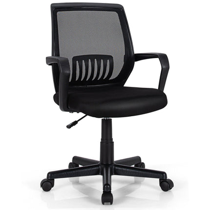 Mesh Office Chair, Mid Back Computer Desk Chair, Ergonomic Executive Chair