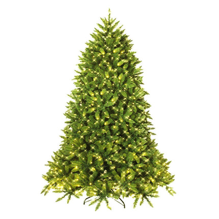 6ft Prelit Christmas Tree, Premium Hinged Artificial Fir Tree - DreamadeUS