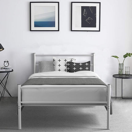 Dreamade Twin Size Platform Bed with Headboard and Footboard