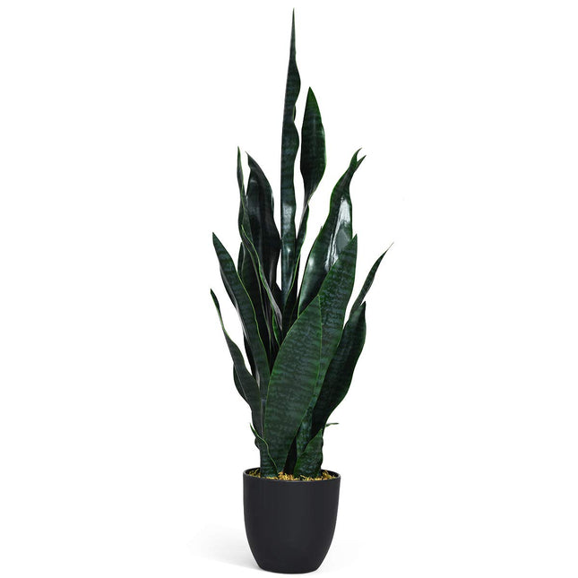 Artificial Snake Plant, 36" Fake Sansevieria - DreamadeUS