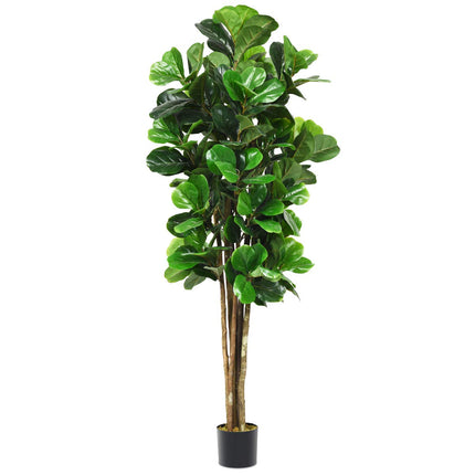 Dreamade Fake Fiddle Leaf Fig Tree Artificial Greenery Plants - DreamadeUS