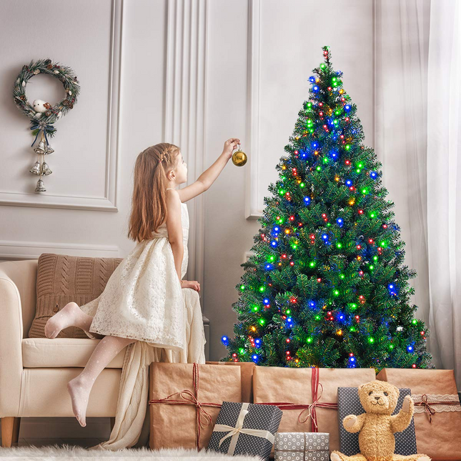 Dreamade Artificial Christmas Tree Premium Spruce Hinged Tree, UL-Certified Transformer - DreamadeUS