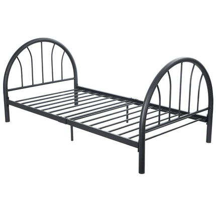 Dreamade 83" x 42" x 35" Metal Bed Platform Frame Twin Size Bedroom Home Furniture