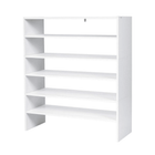 3-in-1 Shoe Rack, 5-Tier Shoe Organizer, Wood Storage Shelf for Shoes - Dreamadeus