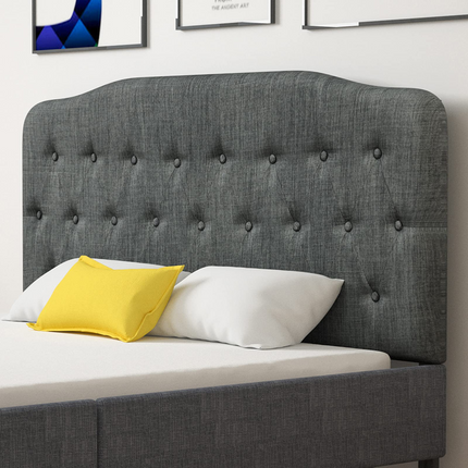 Dreamade Upholstered Headboard, Button Tufted Headboard, Queen Size