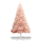 Artificial Pink Christmas Tree, 6ft/7ft Premium Unlit Hinged Spruce Full Tree - DreamadeUS