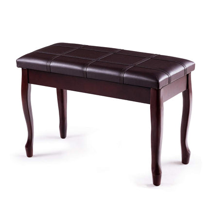 Dreamade Piano Bench PU Leather W/Padded Cushion and Music Storage