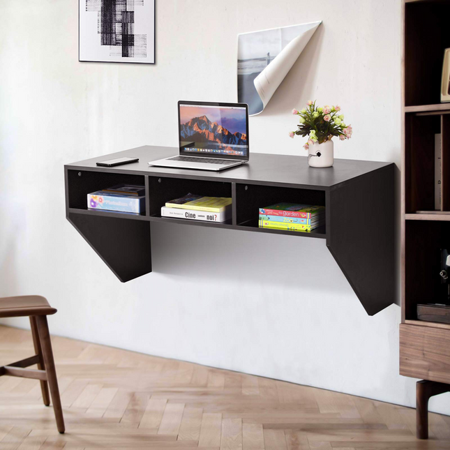 Dreamade Wall Mounted Desk Floating Computer Desk