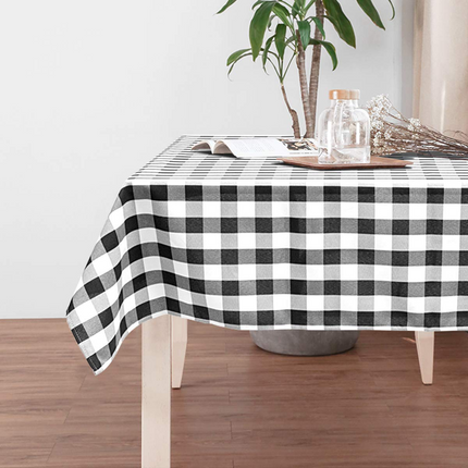 Dreamade Decorative Buffalo Plaid Table Cover for Kitchen Dining Wedding Party