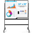 Double-Sided Magnetic Dry Erase Mobile Whiteboard - Dreamade