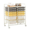 Dreamade 12 Drawer Rolling Storage Cart