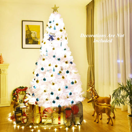 6ft /7.5ft/9ft White Artificial Christmas Tree - DreamadeUS