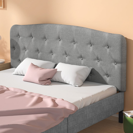 Dreamade Upholstered Headboard, Button Tufted Headboard