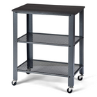 Dreamade 3-Tier Microwave Cart Wooden