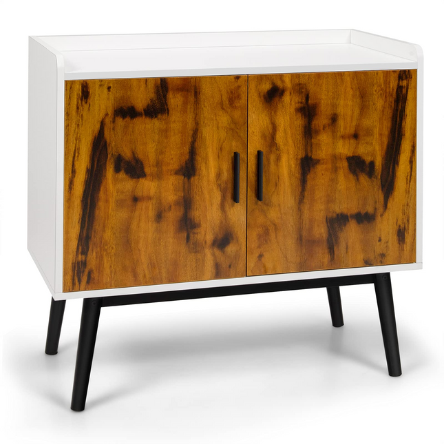 Dreamade Floor Storage Cabinet Buffets Sideboard Vintage Accent Cabinet