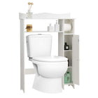 Dreamade Over-The-Toilet Storage Rack, Bathroom Freestanding Space Saver with 1-Door Side Storage Cabinet