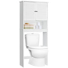 Bathroom Over-The-Toilet Space Saver Storage with Adjustable Shelf