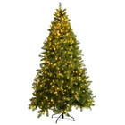 Dreamade Pre-Lit Christmas Tree Artificial PVC with 700 LED Lights and Solid Metal Legs (7ft) - DreamadeUS