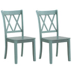Dreamade Rubber Wood Dining Room Side Chair