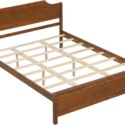 Dreamade Queen/Twin/King/Full Size Wooden Bed Frame with Headboard
