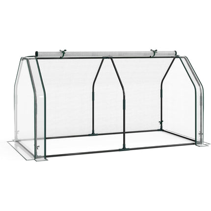 Dreamade Mini Portable Greenhouse w/ PE Cover Roll-Up Zipper