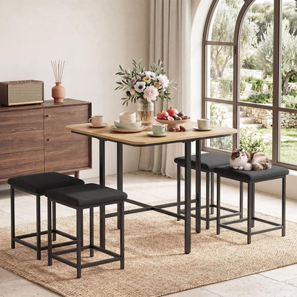 Dreamade Space-Saving Kitchen Table and Chairs Set for 4