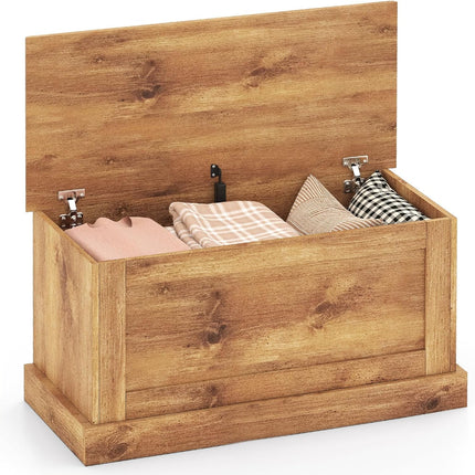 Dreamade Storage Bench, 35.5” Storage Trunk with Safety Metal Hinge