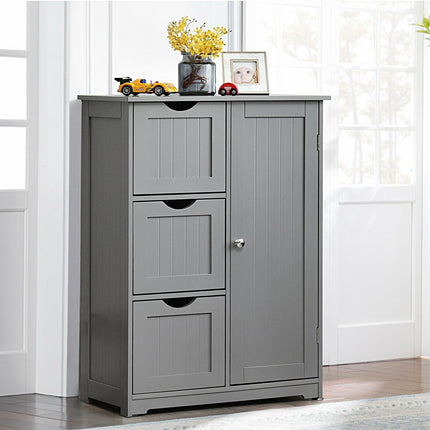 Bathroom Floor Cabinet, Wooden Storage Cabinet - Dreamadeus