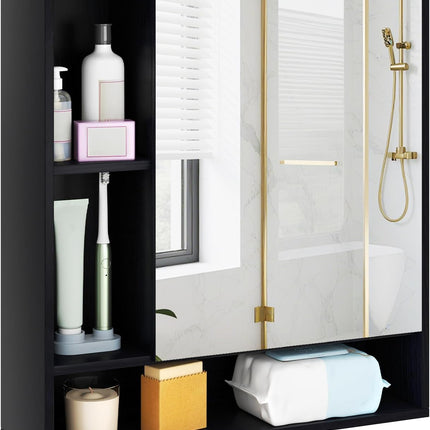 Dreamade Bathroom Wall Mounted Medicine Cabinet w/Single Door